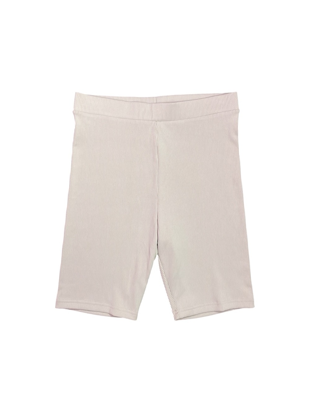 H&M Ribbed High Waisted Cycling Shorts Light Beige Women’s Large